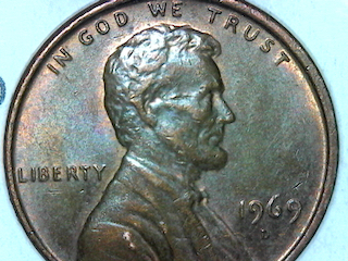 Is-This-1969-D-Lincoln-Cent,-As-They-Say,-A-Floating-Roof